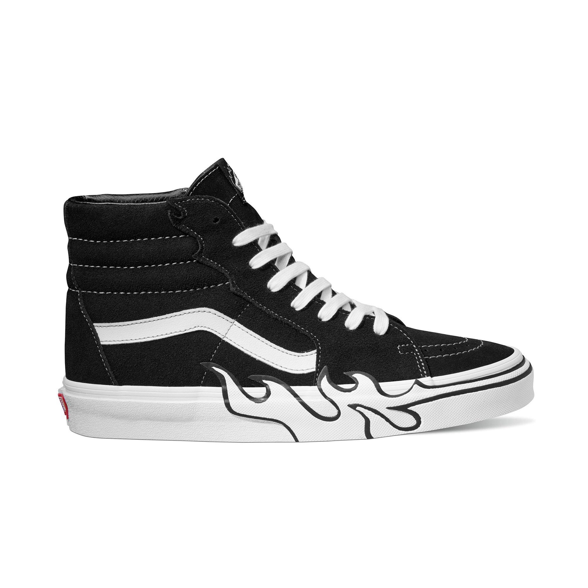 Vans sk8 shop hi flames